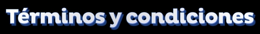 Términos y condiciones